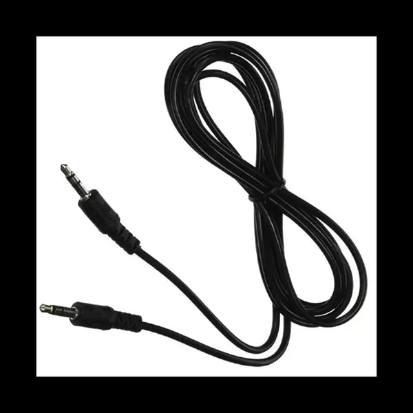 CABLE PARA AUDIO PLUG 3.5MM 8T 1.80 METROS COLOR NEGRO  080-028