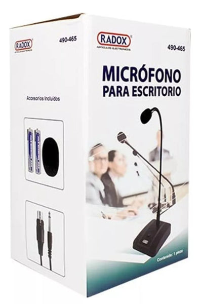 MICROFONO DE  ESCRITORIO MARCA RADOX  490-465