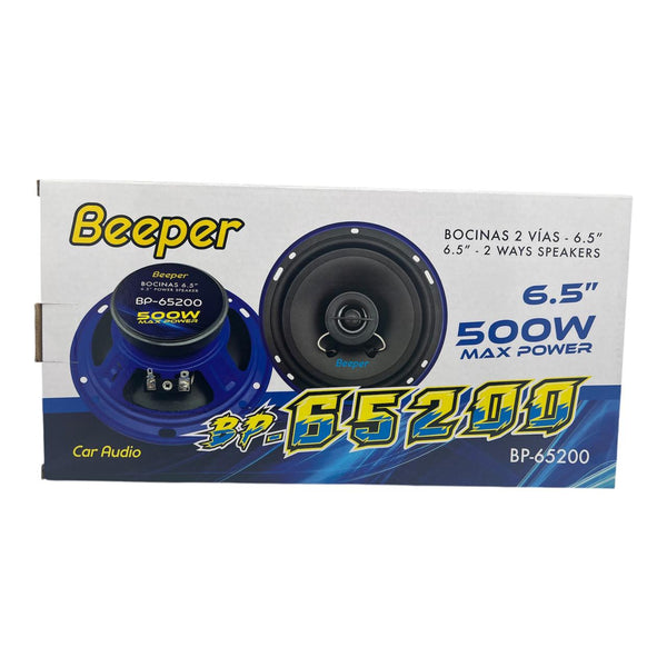 BOCINA 6.5¨2 WAY, 500W BP-65200